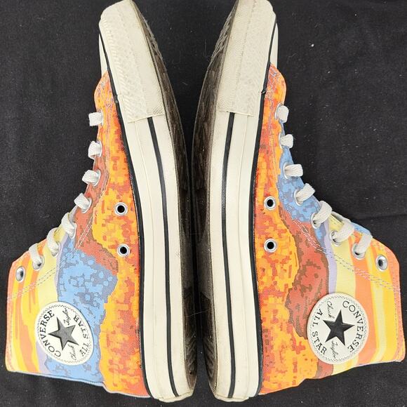 CONVERSE CHUCK TAYLOR ALL STAR HI NATIONAL PARKS PACK MAGMA ORANGE MEN'S SIZE 7 - Picture 8 of 12